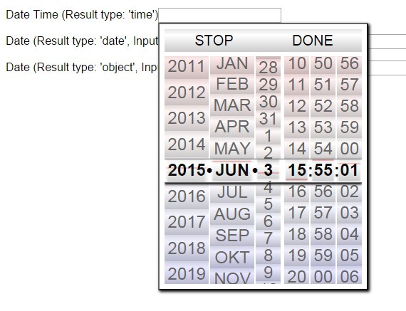 Date Time Picker jQuery Plugin